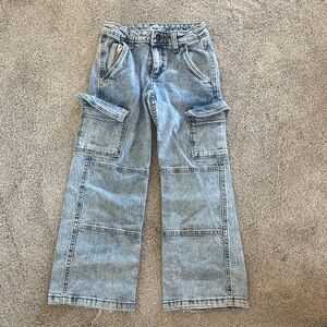 Art Class Light Blue Kids Cargo Jeans